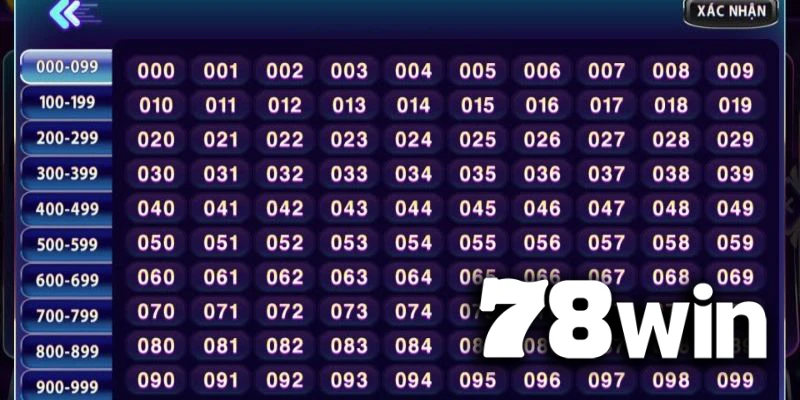 Giao diện xổ số hiện đại, dễ thao tác, phù hợp cho cả người mới lẫn cao thủ